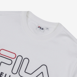 Fila 3d Logo Embroide One-on-one - Miesten Hoodie - Valkoinen | FI-69342